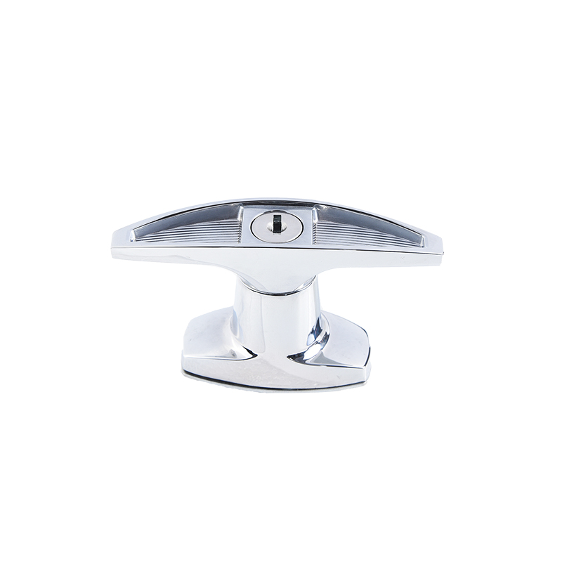 MS316-1 311g دستگیره کروم براق قفل دسته صنعتی با درج