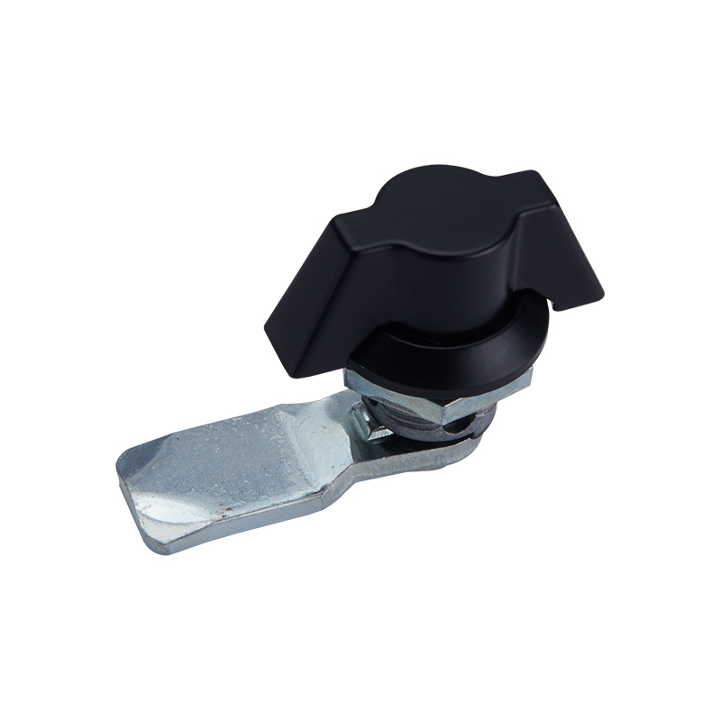قفل استوانه ای پایه رنگ مشکی مهره روی سفید MS815-4A