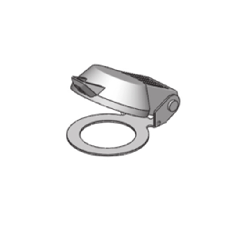 لوازم جانبی قفل روکش ضد آب DP001 کروم ZDC Dust Cover